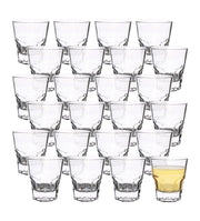 Set 12/24 Bicchieri Da Shot In Vetro Capacità 4Cl Certificati Contatto Alimentare Lavabili In Lavastoviglie Base Spessa Feste Liquori Amari Si Microonde Bicchierini Shottini Tequila Casa Bar Pub Dresda - 24 Pezzi