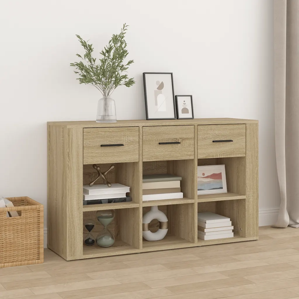 Credenza-Buffet-Armadio da cucina Rovere Sonoma 100x30x59,5 cm in Legno Multistrato