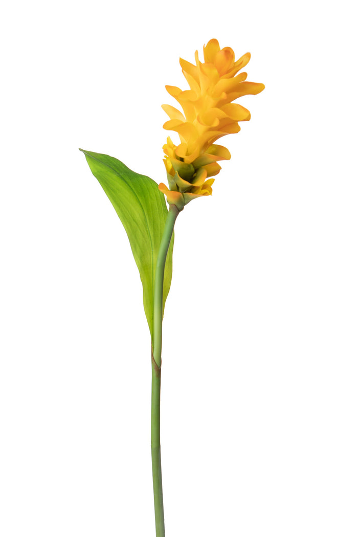 Set 4 Fiori Artificiali Tiny Fiore con Foglia 74 cm