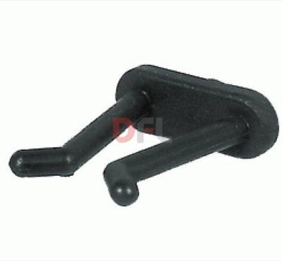 GANCI GANCIO IN NYLON PER PANNELLI PORTAUTENSILI G4 CONFEZIONE 100PZ