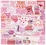 Stickers per scrapbook - 60 pezzi accessori per libro - accessori per lettura per ragazze.