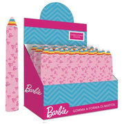 Trade Shop - Set 24pz Gomma Per Cancellare A Forma Di Matita Gigante Barbie Regalo Bambine 960948 -
