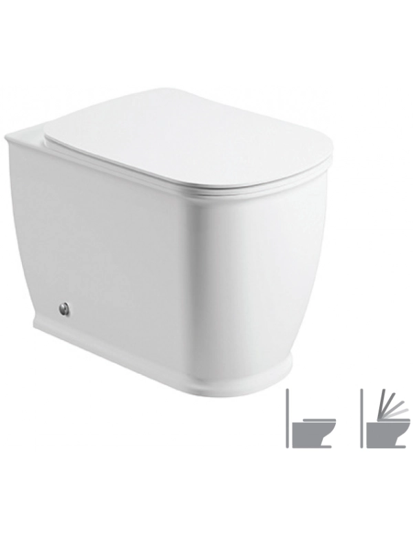 WC da appoggio GENESIS con sedile freno a caduta