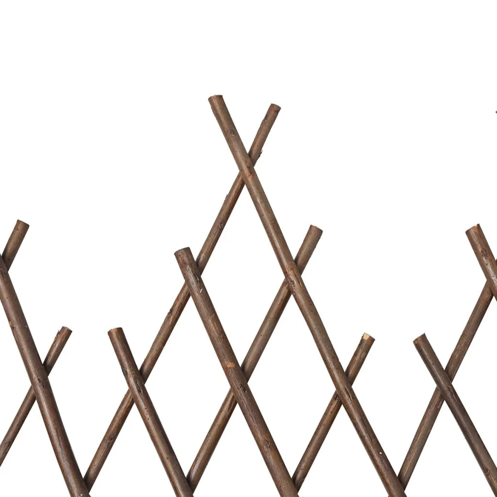 Recinzione a traliccio in salice 5 pz 170x37 cm 141620