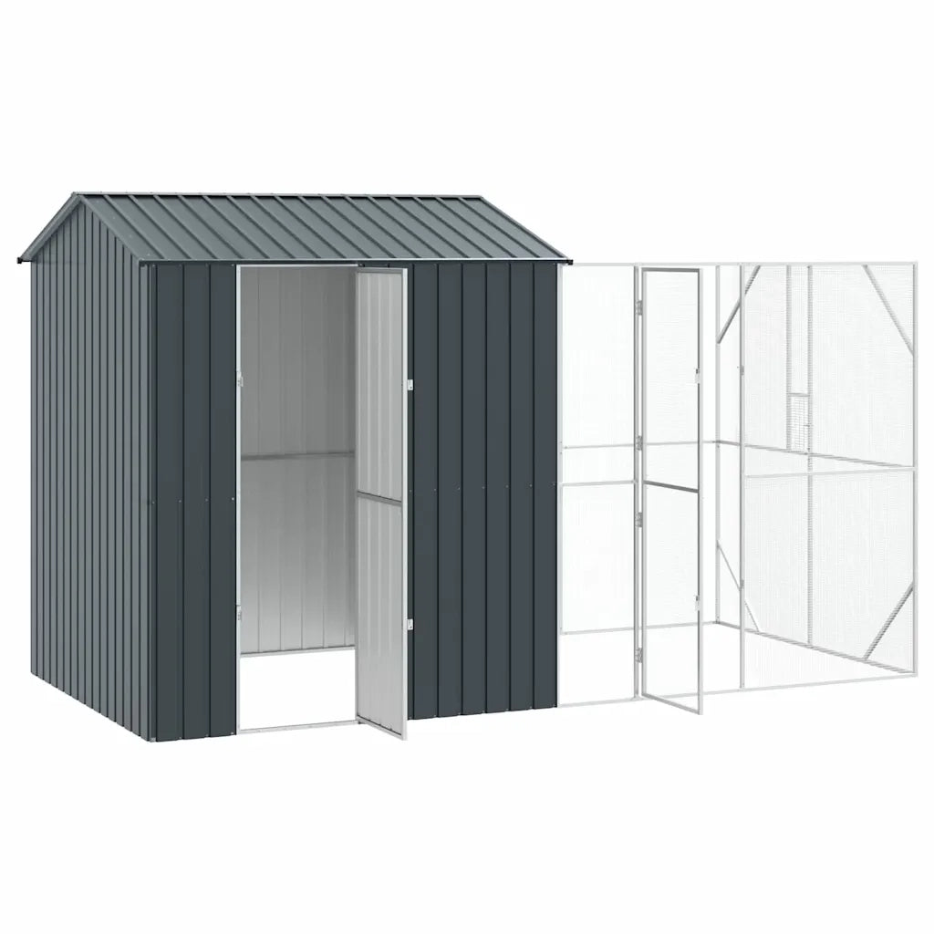 Gabbia per uccelli Antracite 418 x 210 x 247 cm Acciaio zincato 3325156