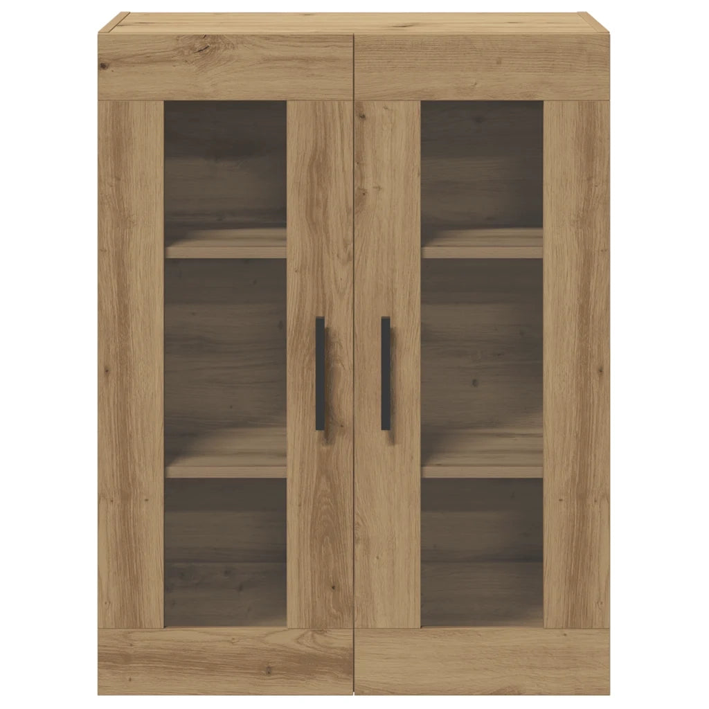 Credenza Rovere Artigianale 69,5x34x90 cm in Legno Multistrato