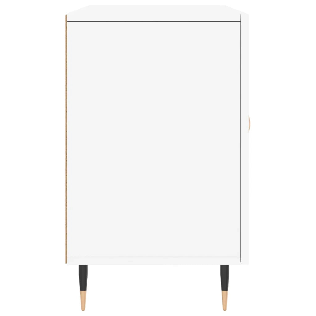 Credenza | Madia | Buffet da pranzo | Armadio da pranzo Bianca 100x36x60 cm in Legno Multistrato
