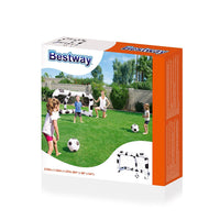Porta Gioco Calcio Gonfiabile 52058 con 2 Palloni 213X122X137 Cm Bestway
