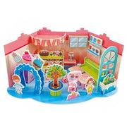 Trade Shop - Kit Puzzle 3d Forma Pasticceria In Miniatura Per Bambini Costruzione Fai Da Te 32403 -