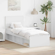 Struttura del letto Bianco 75 x 190 cm Pino massello 3410663