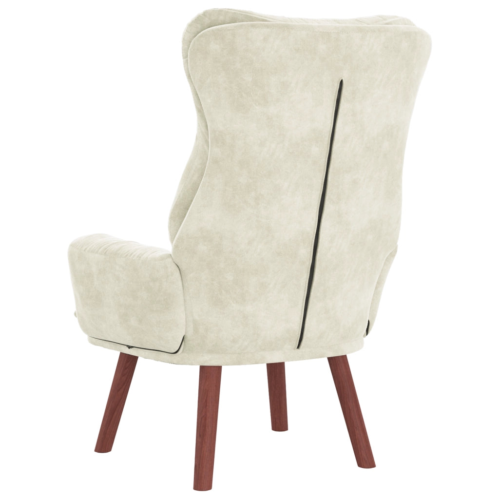 Poltrona Rilassante Cream Velvet