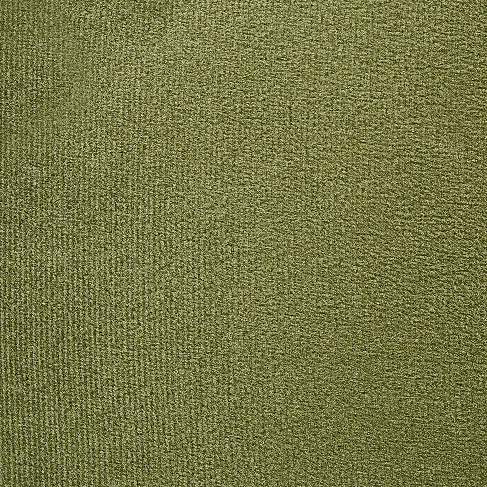 Pouf rotondo in velluto verde oliva ottomana stile moderno contemporaneo