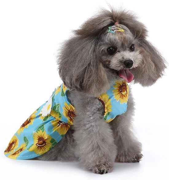 Abbigliamento per Piccoli - Medi Cani - Cuccioli - Fiori - Primavera Estate