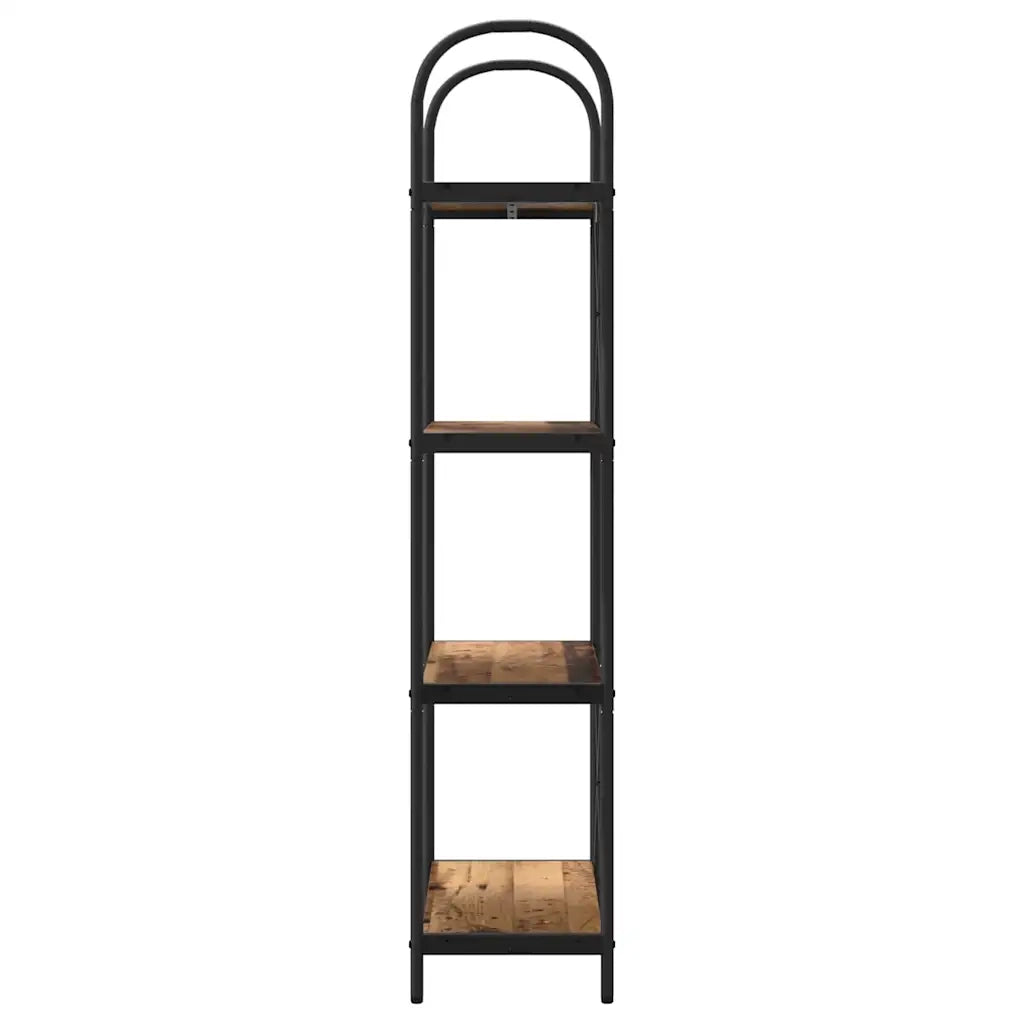 Libreria-Scaffale per Libri-Mobile di Stoccaggio Legno vecchio 60 x 30 x 146 cm Legno multistrato 612329