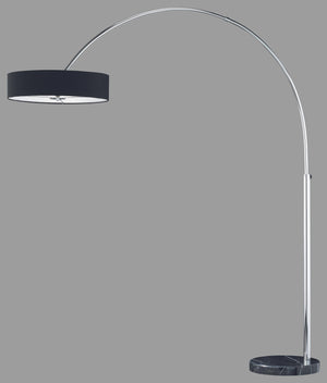 Piantana da Interno  E27 in Metallo Cromo