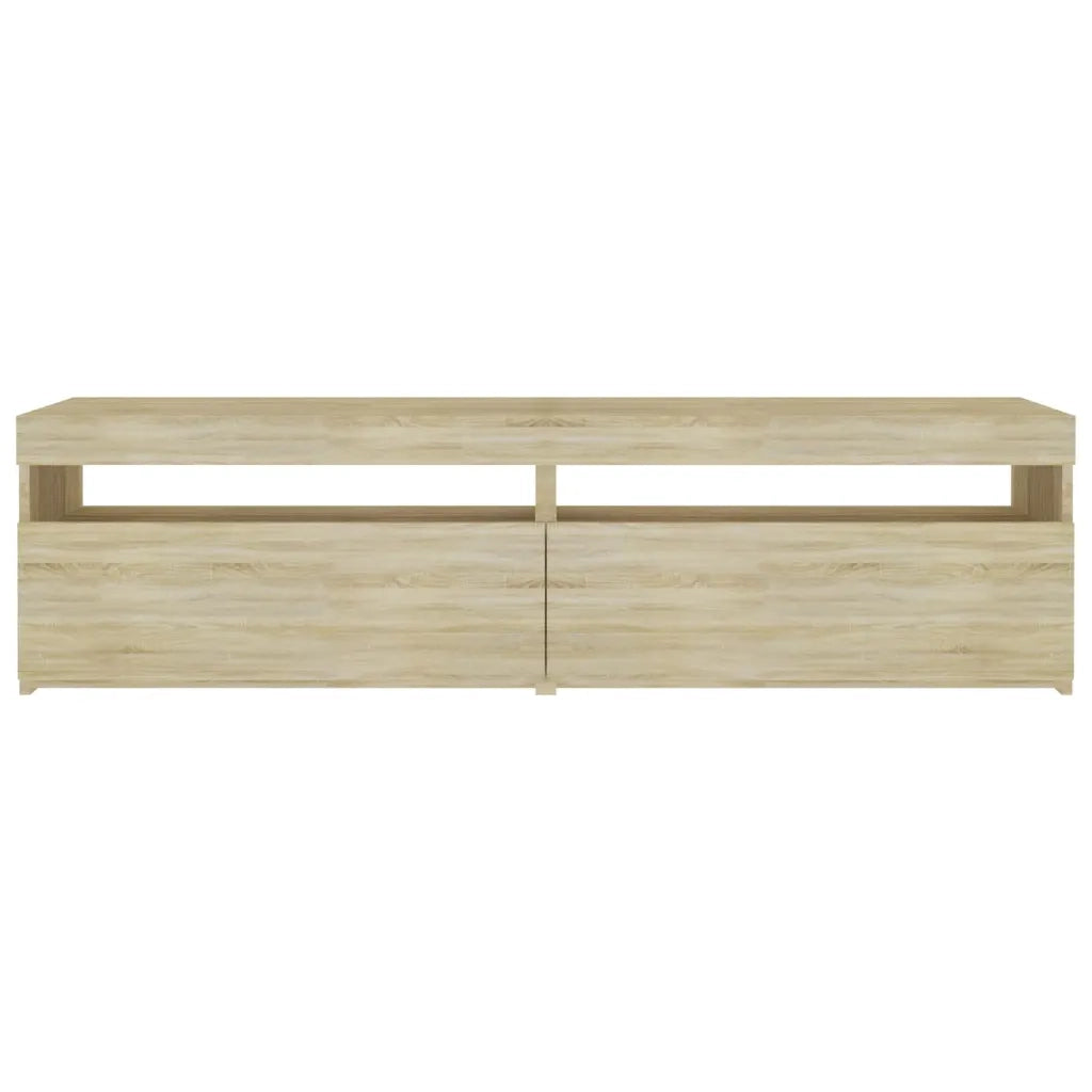 Mobili Porta TV con Luci LED 2 pz Rovere Sonoma 75x35x40 cm cod mxl 17680