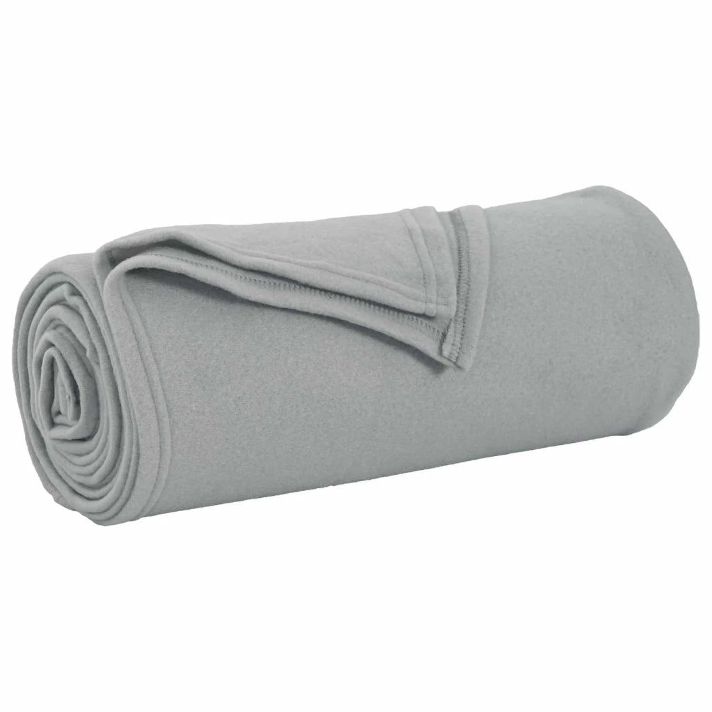 Coperte da Pile 6 pz Grigio 270 x 240 cm Panno