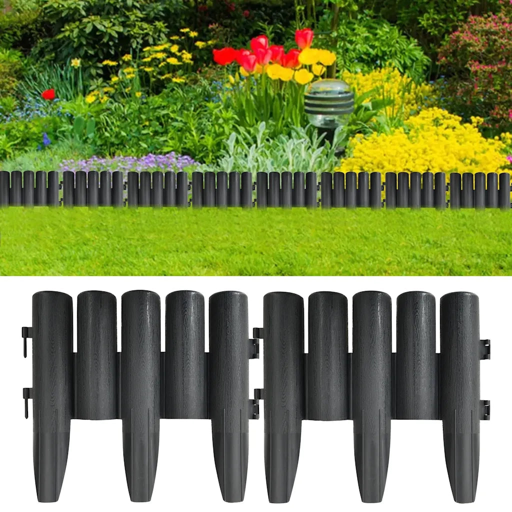 Bordature per Prato 36 pz Antracite 10 m in PP CFW9406144