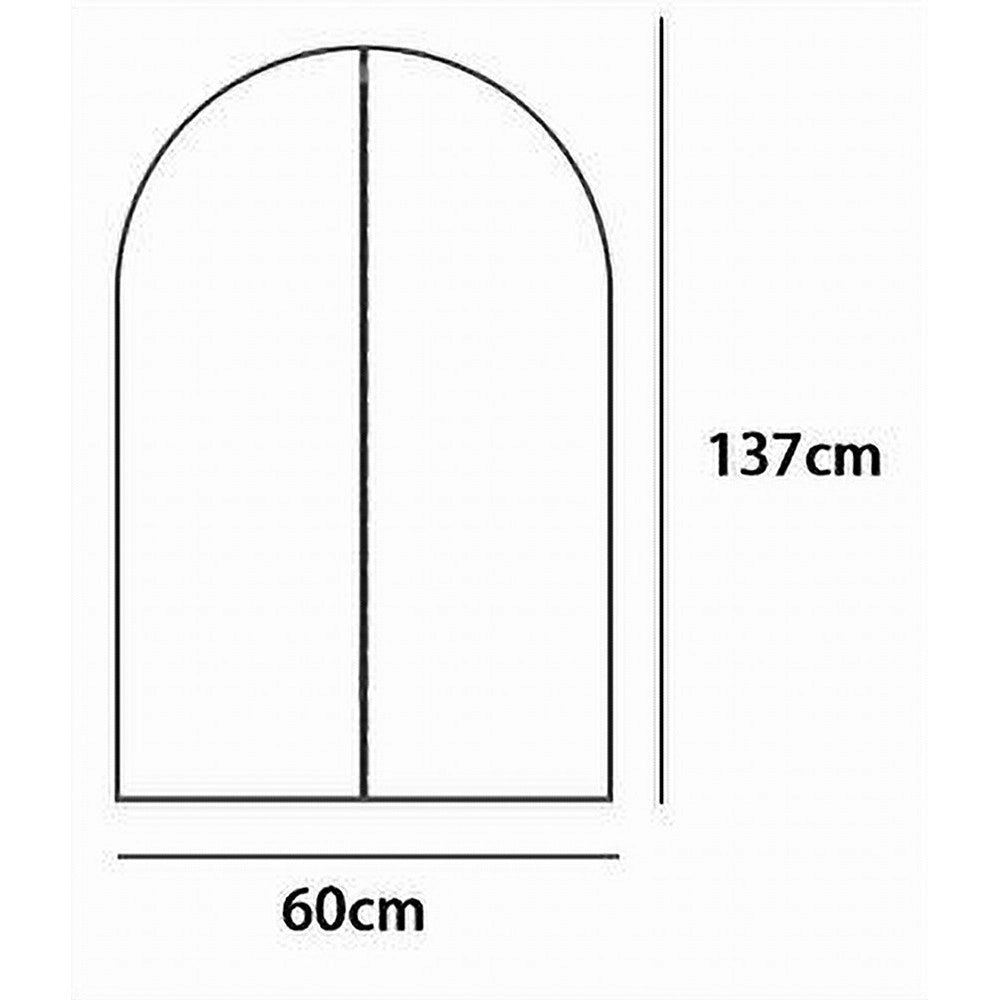 Trade Shop - Custodia Copriabito Fodera Indumenti Giacca Cappotto Con Cerniera 60x137cm 87417 -