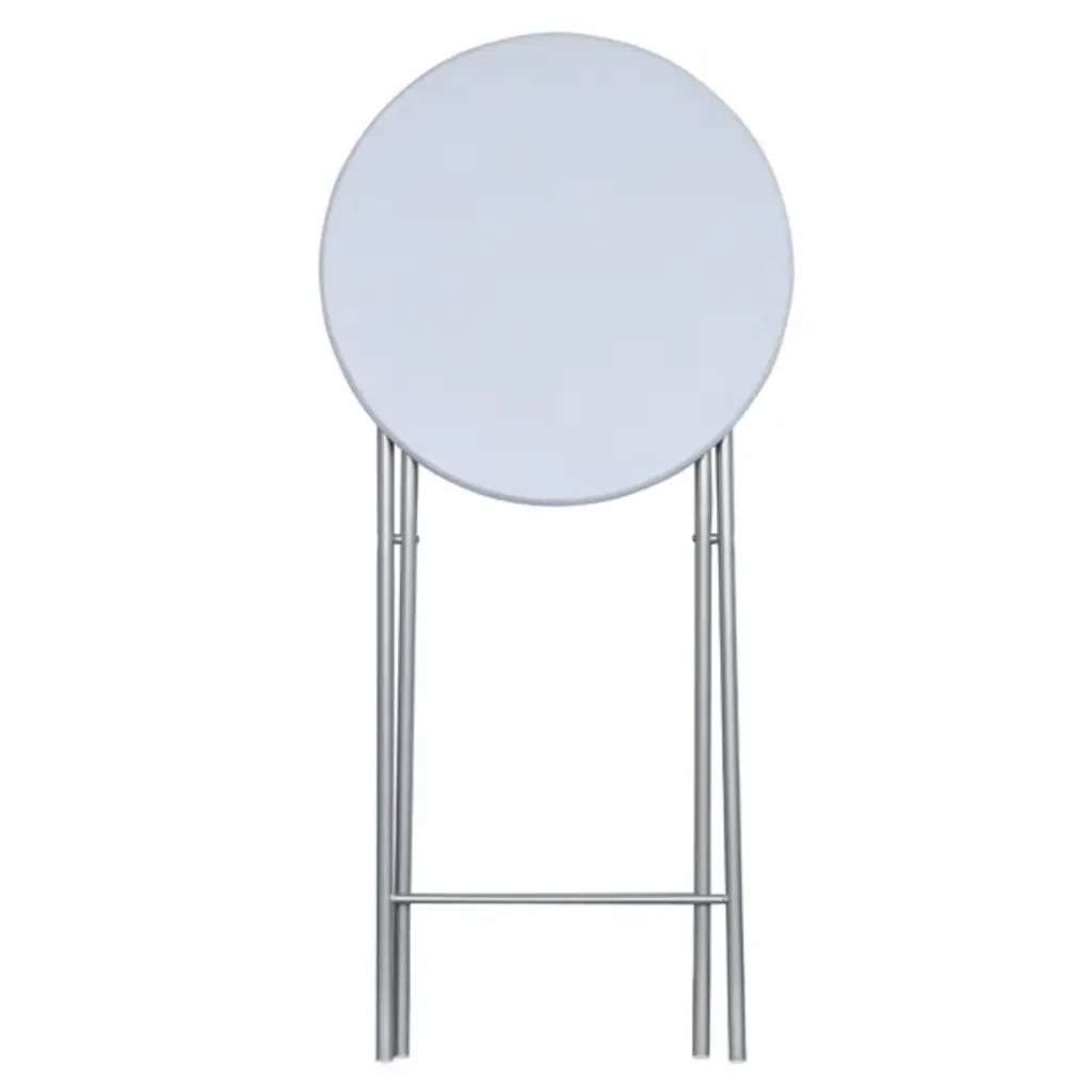 Tavoli da Bar Set 4 pz con Ripiano in MDF Bianco CFW5168389
