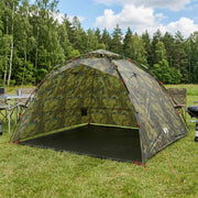 Tenda da pesca con rilascio rapido 4 persona Camouflage Leggero 42042279