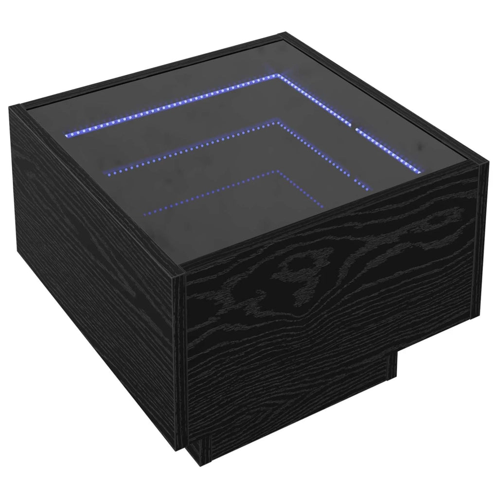 Tavolino da salotto Rovere Nero 40 x 40 x 30 cm 3394556