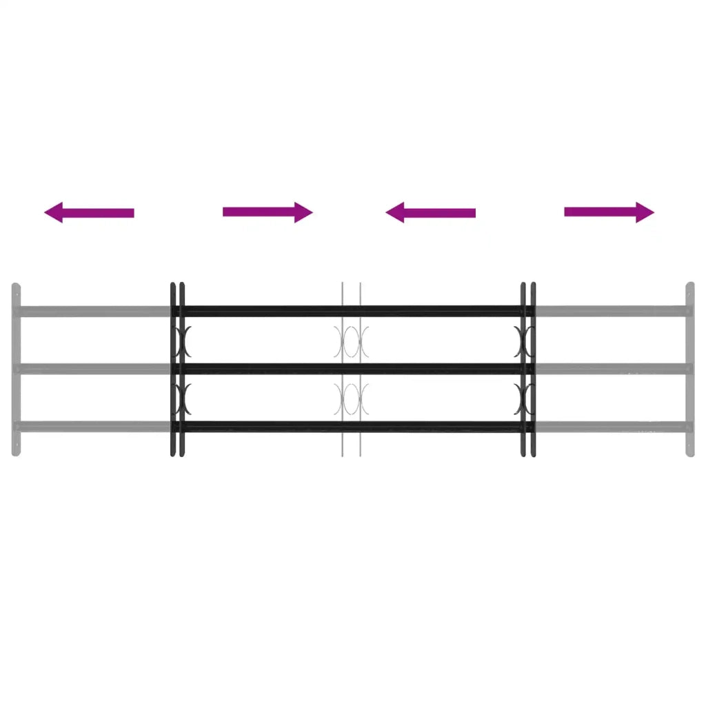 Griglia di Sicurezza per Finestra con 3 Traversine 3 pz CFW6763594