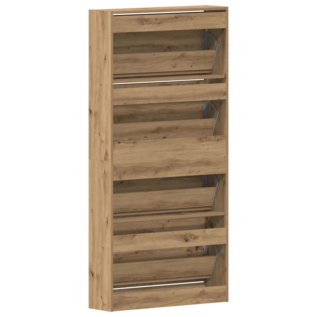 Mobile per scarpe Rovere artigianale 80 x 21 x 163,5 cm 3334026