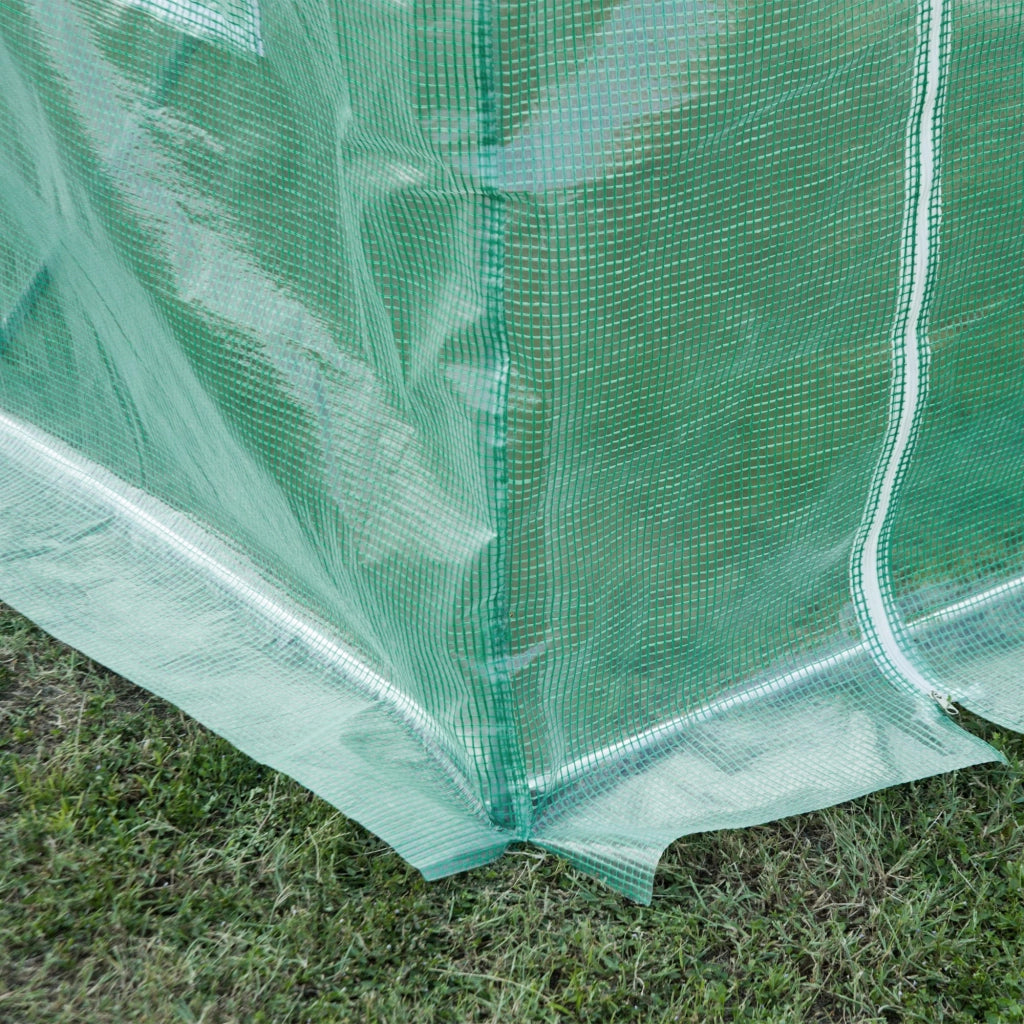 Serra da Giardino Tunnel ¨C zephmum ¨C Verde 3x2x2m 6 Finestre Porta Zippata