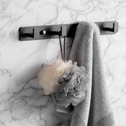 Hanger per abbigliamento - Pannelli per armadi - Acciaio inossidabile - Nero opaco - Hanger per abbigliamento - Appoggio asciugamano - Adatto per bagno, cucina, soggiorno