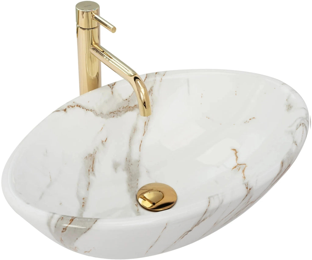 Lavabo Da Appoggio Rea Pamela Shiny Aiax