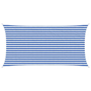 Telo Ombra Blu e Bianco 2,5 x 4,5 m HDPE 42032885