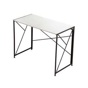 Scrivania - Xylo - piano bianco gambe metallo