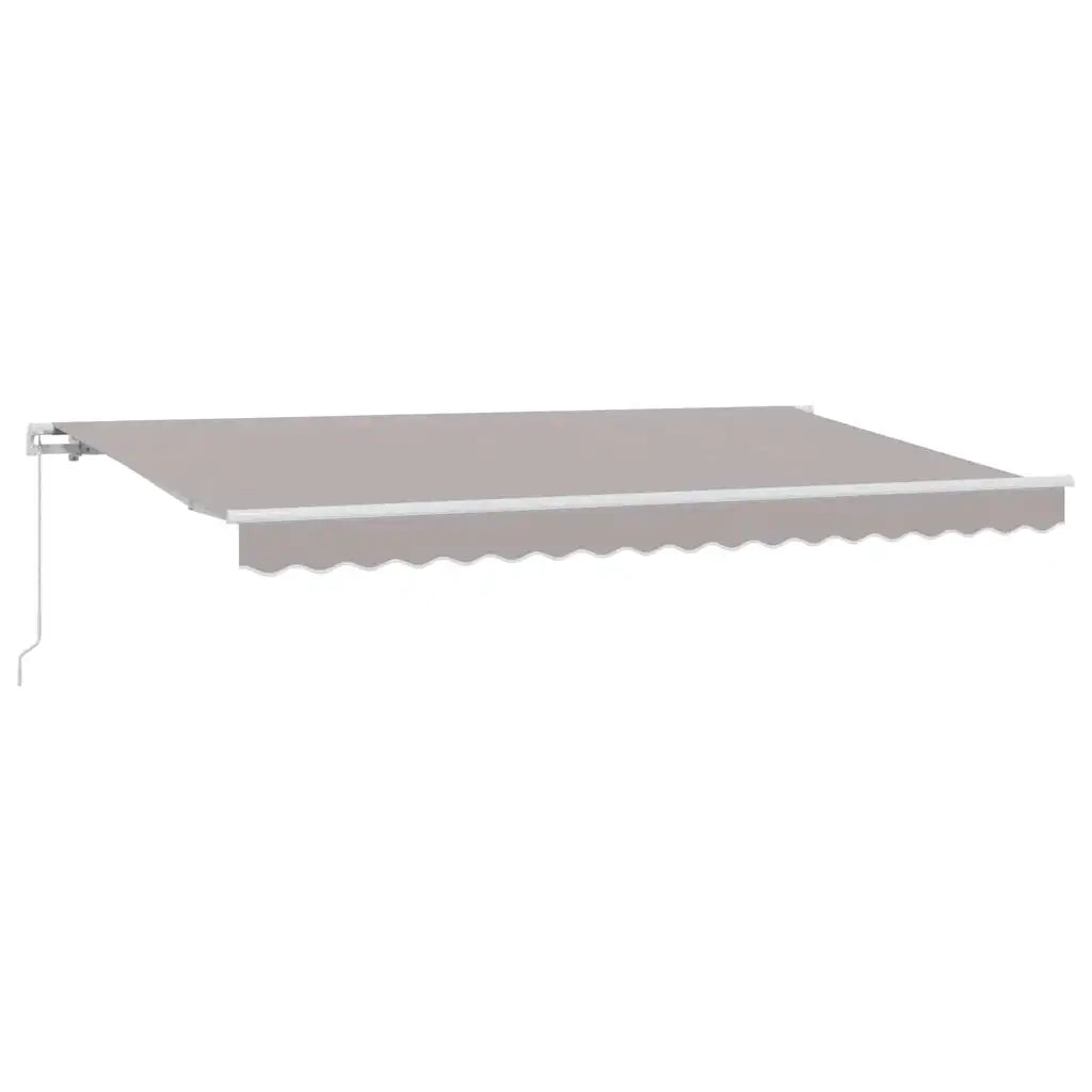 vidaXL Tenda Retrattile Grigio chiaro 400 x 200 cm