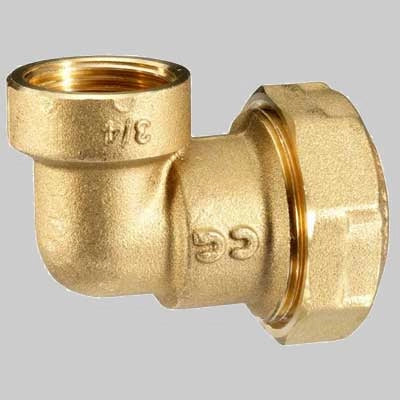 RACCORDO GOMITO FEMMINA PE ANELLO RESINA  50 x 11/2     CG CAVALLETTO
