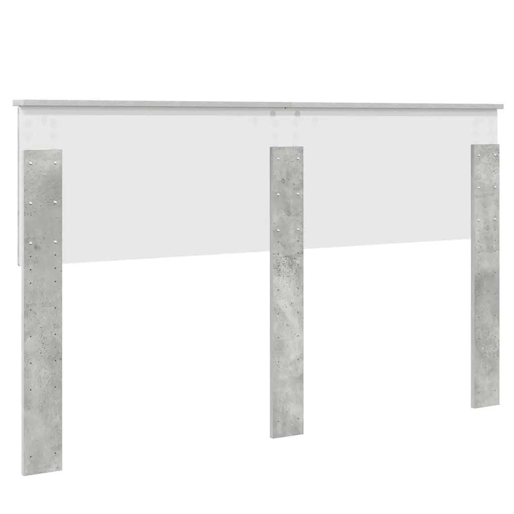 Testiera-Testata-Testiera Decorativa Grigio cemento 150 cm Legno multistrato 302528