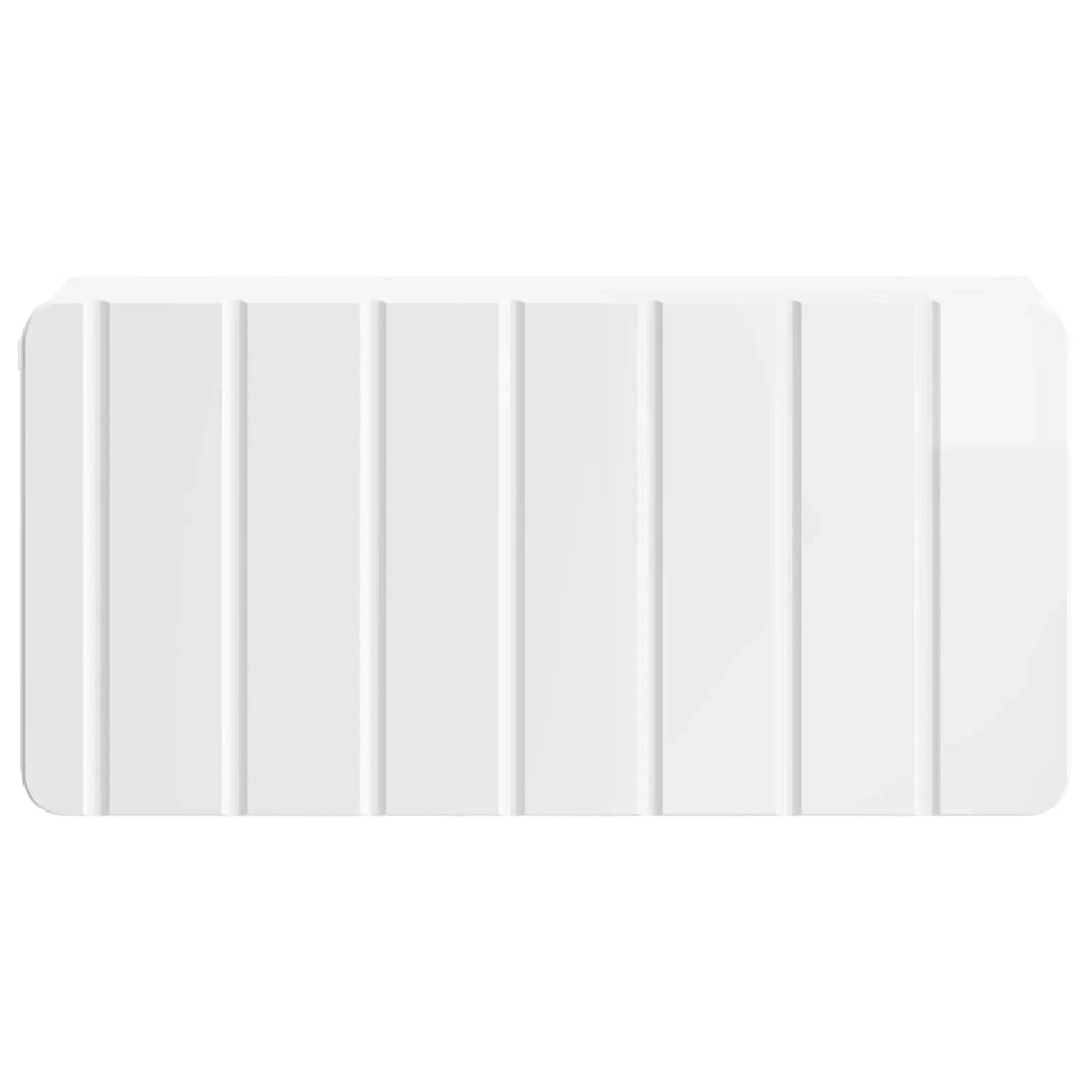 Mobiletto da notte a muro Bianco Lucido 49 x 34,5 x 24 cm