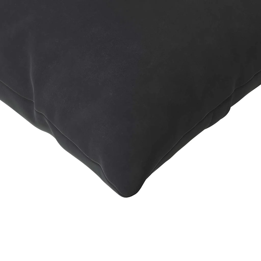 Cuscini da Divano 2 pcs Nero 120 x 40 cm Tessuto in Cords 42013805