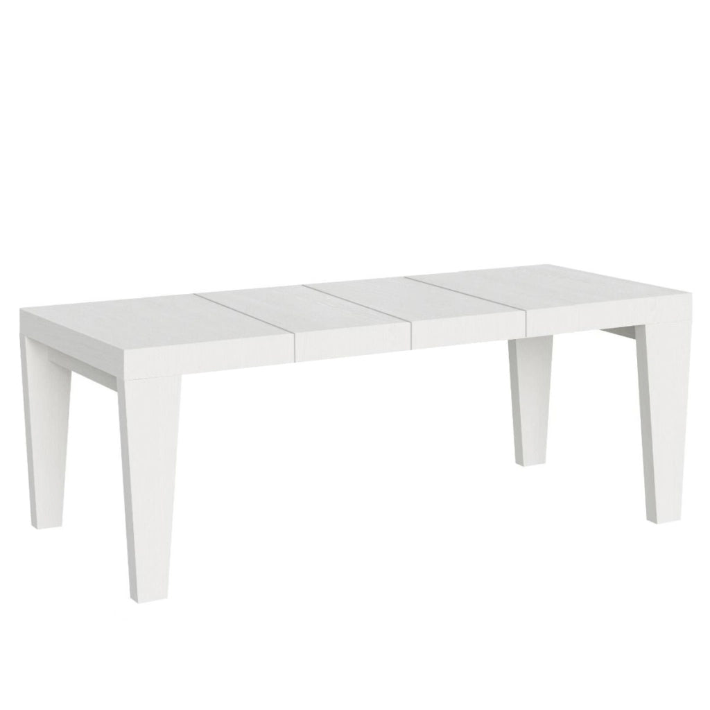 Tavolo allungabile 200/304x90 cm Spimbo Premium bianco frassino