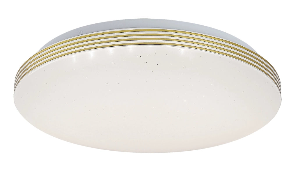 Plafoniera LED Toma 18W bianco oro rotonda Rabalux