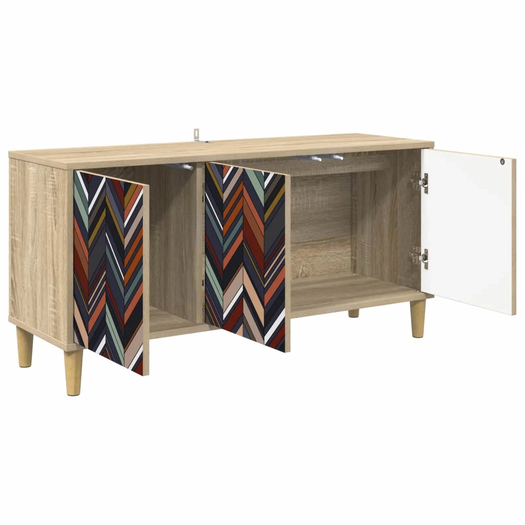 Mobile TV OMMEN 102 x 33 x 50 cm Sonoma Legno ingegnerizzato 8007079