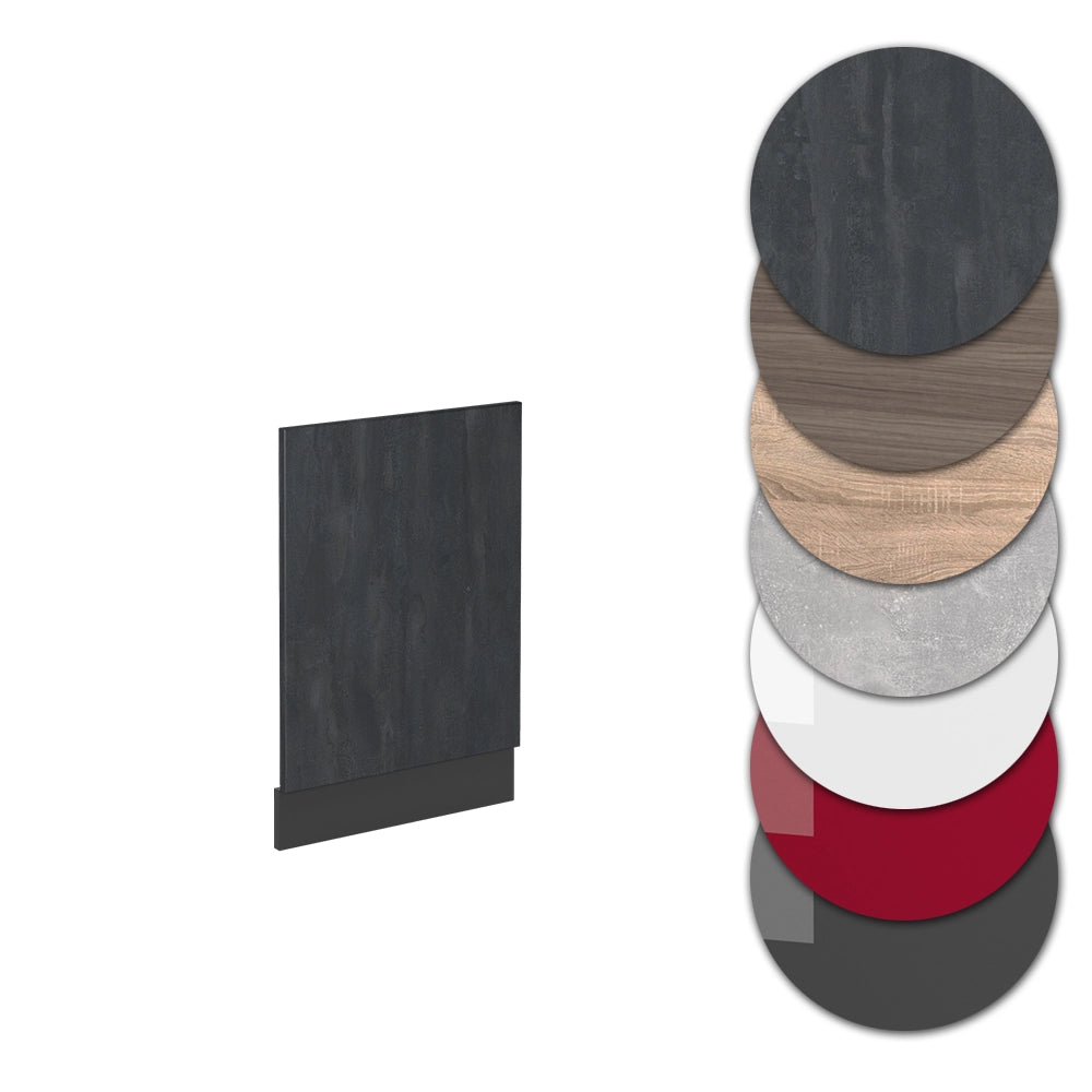 Pannello frontale R-Line Calce nera/Antracite 45 cm PL Marmo Vicco