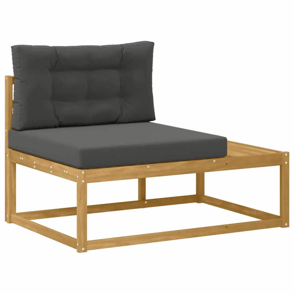 Set di divani da esterno-Sofa da giardino Bianco 79 x 79 x 37 cm Poliestere 648422