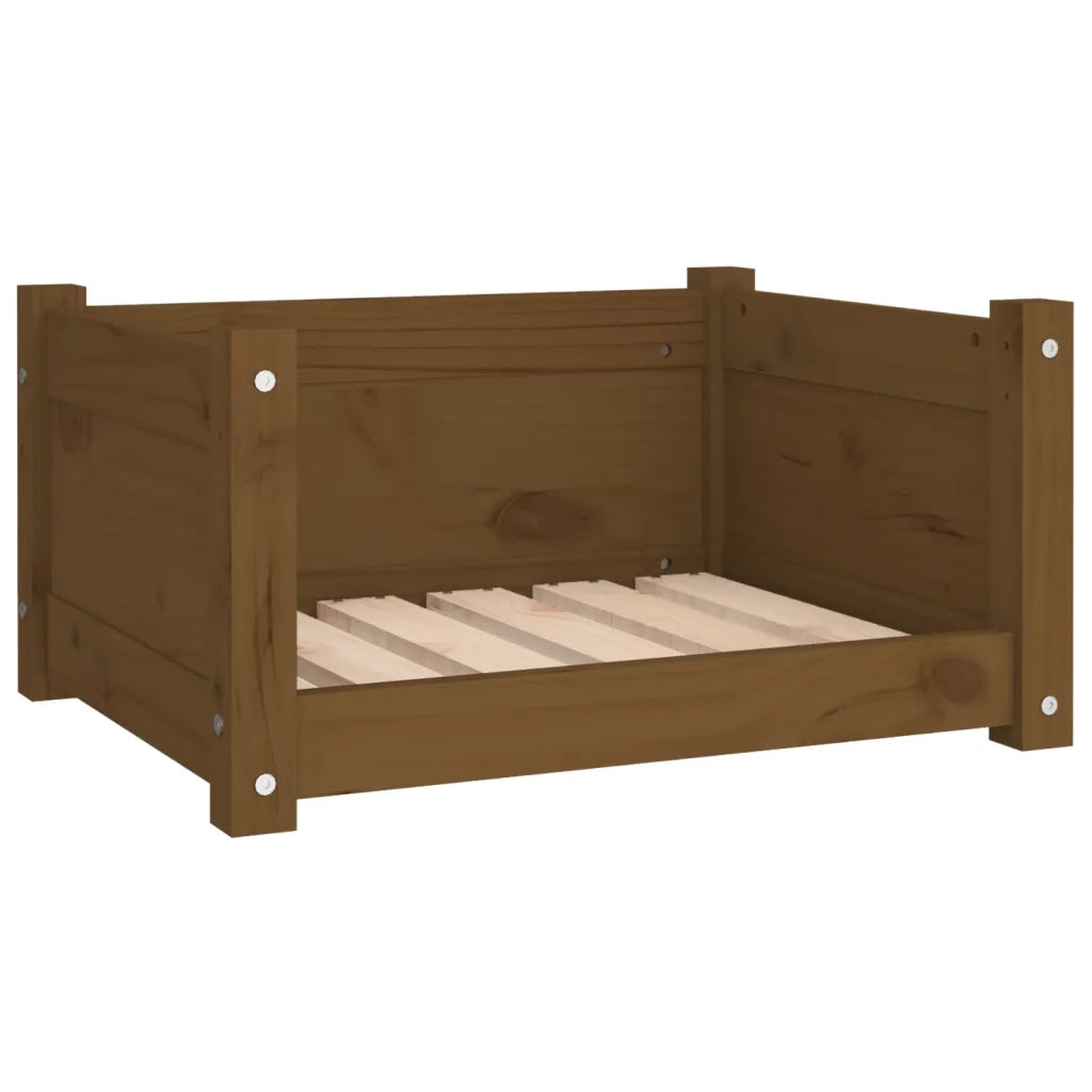 Cuccia per Cani Ambra 55,5x45,5x28 cm Legno Massello di Pino CFW3815526