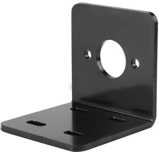Braccio di supporto per motori a passo fissa con base fissa - Resistente all'usura - Qualità elevata - Trattamento galvanico - Braccio di supporto per motori