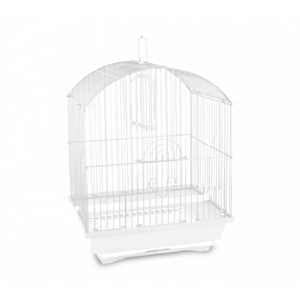 Trade Shop - Gabbia Per Uccelli 43.5 X 28.5 X 22 Cm Di Piccole Dimensioni Mangiatoie Incluse -