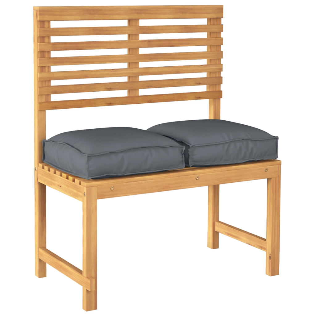 Cuscini per pallet per seduta 2 pz Antracite 40x40x8 cm Tessuto Oxford