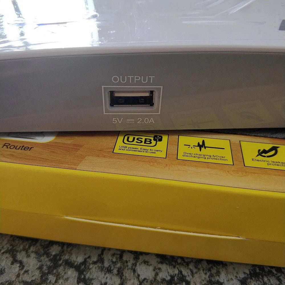 Trade Shop - Mini Ups Alimentatore Portatile Batteria Ricaricabile Q-a212 17 W Backup Router -