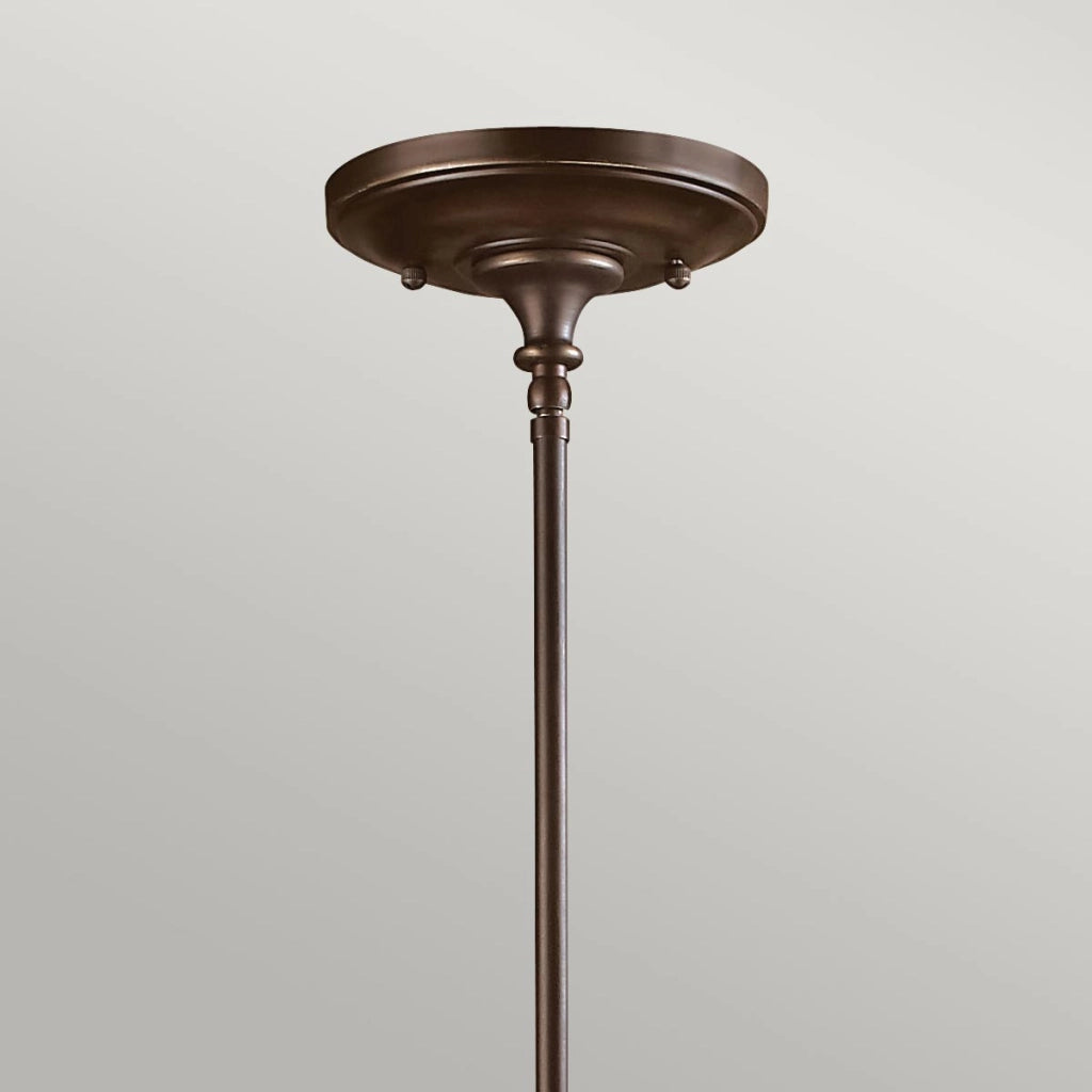 Lampada a sospensione Mayflower bronzo antico E27 Hinkley