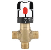 Mangiatore di acqua con termostato - Cassetta in ottone - Interruttore di sicurezza 38℃ - Per vasca da bagno/douche/wc - Facile da installare - Pressione dell'acqua 0,03-1,0 MPa - Mangiatore di acqua